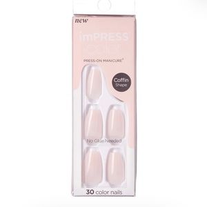 New Kiss Impress Color Coffin Fake Nails Serendipity 502